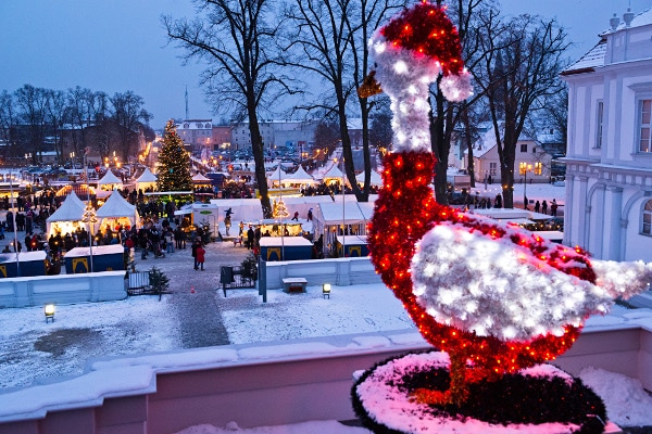 Weihnachtsmarkt und Auguste 