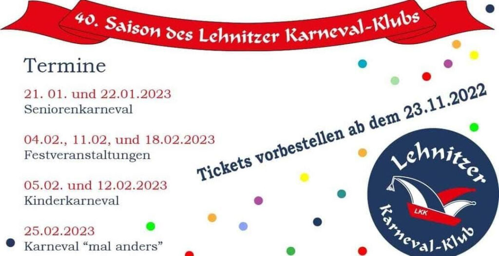Karnevalsveranstaltung des LKK @ Kulturhaus Friedrich-Wolf